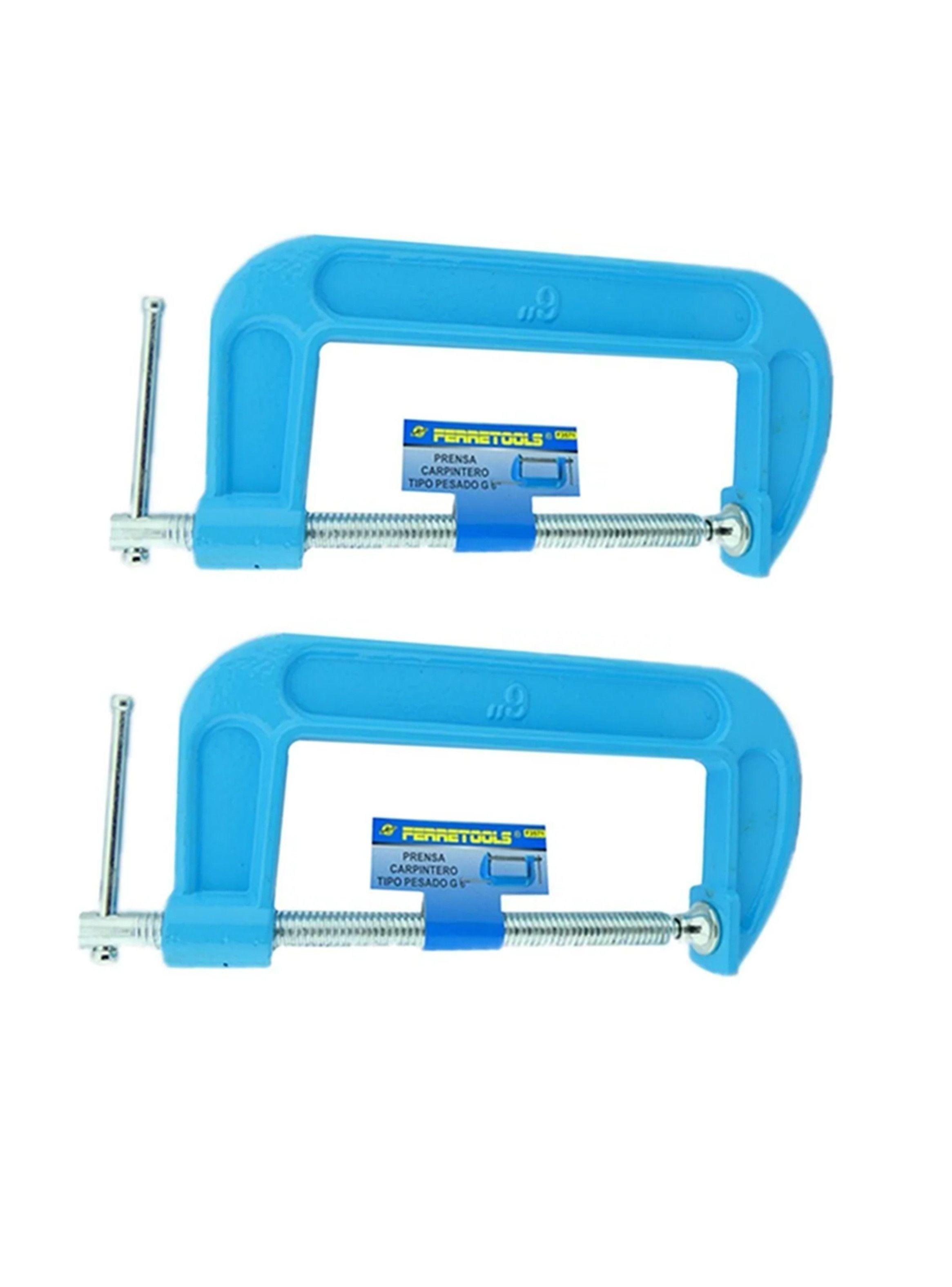 Pack 2 Prensa Tipo C 6 Pulgadas Ferretools-1