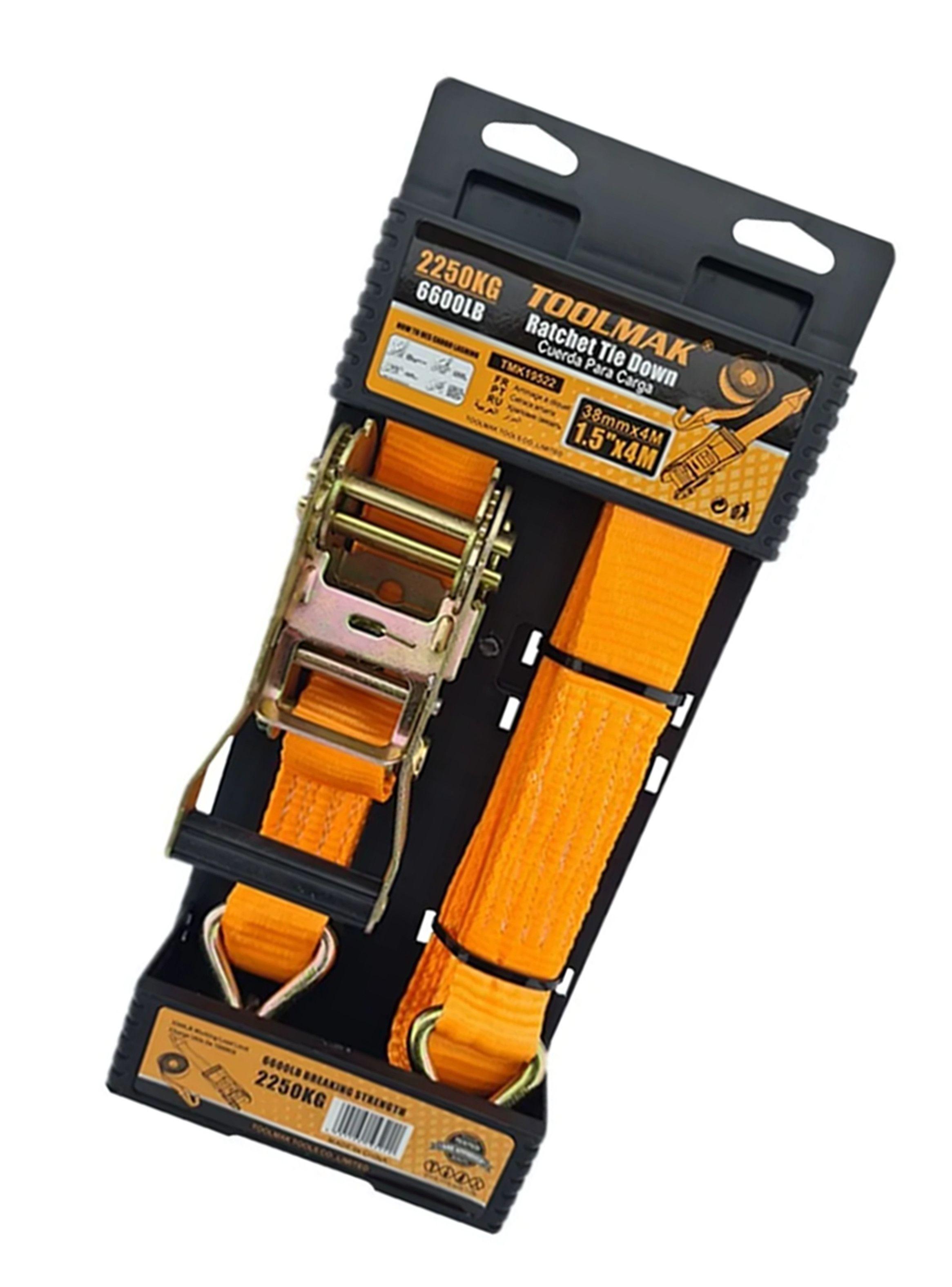 Eslinga Cinta Amarre Con Ratchet 1.5 Pulgada X 4 M Toolmak-2