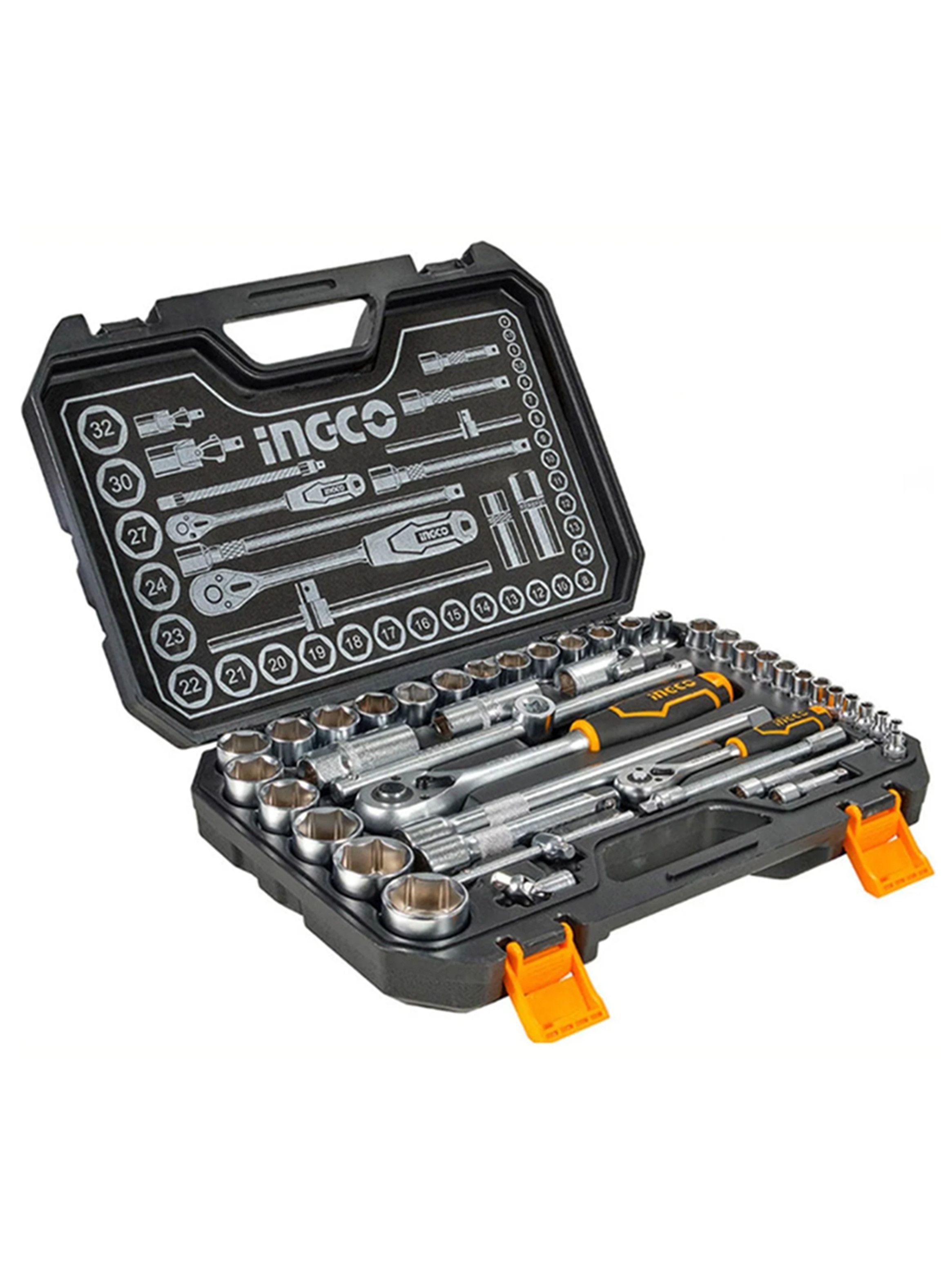 Kit Set Juego Dados Chicharra 1/4 44 Piezas Ingco Hkts42441-0
