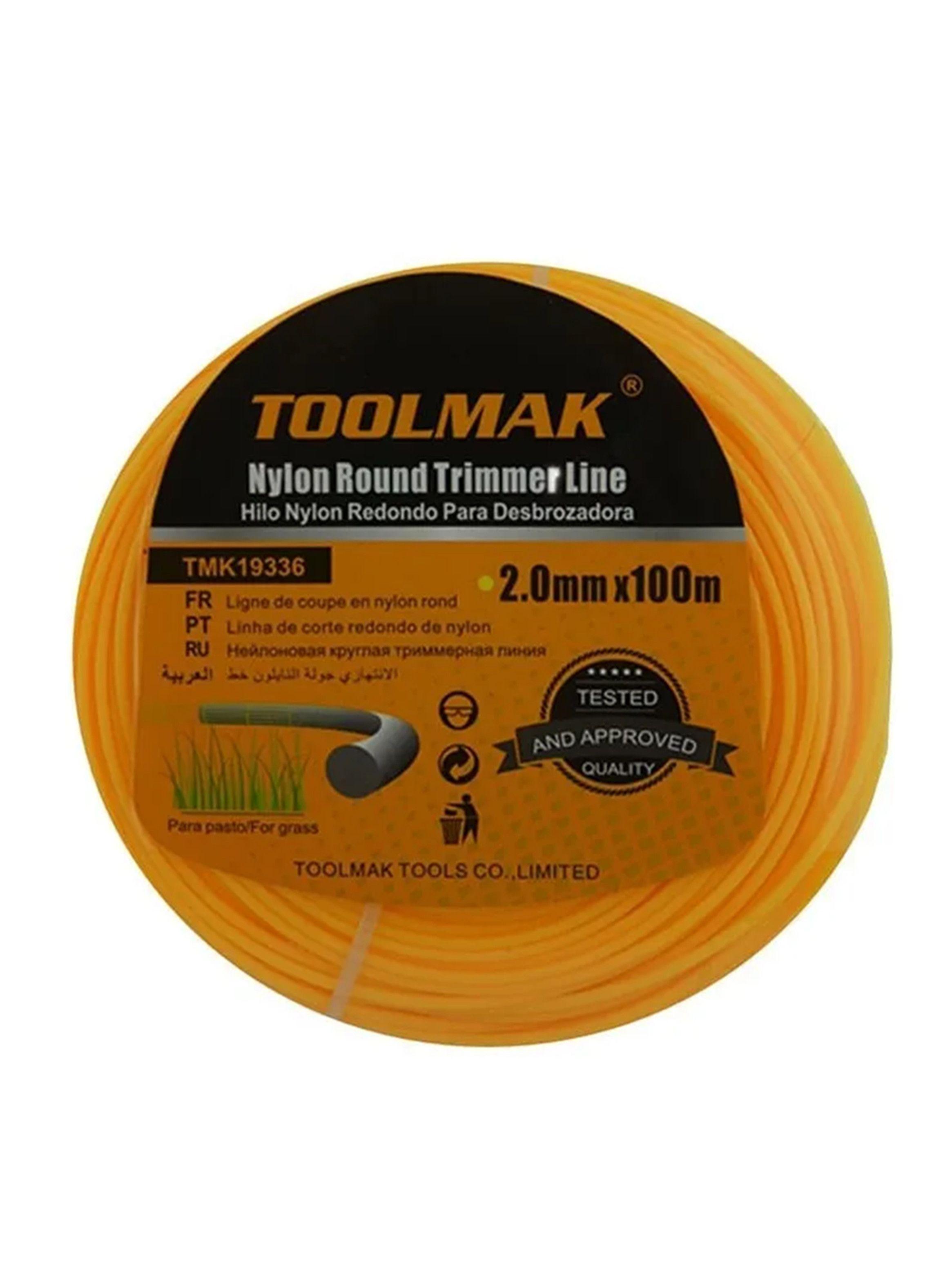 Hilo Nylon P/ Orilladora Pasto 2.0mm X 100 Mts Tmk-0