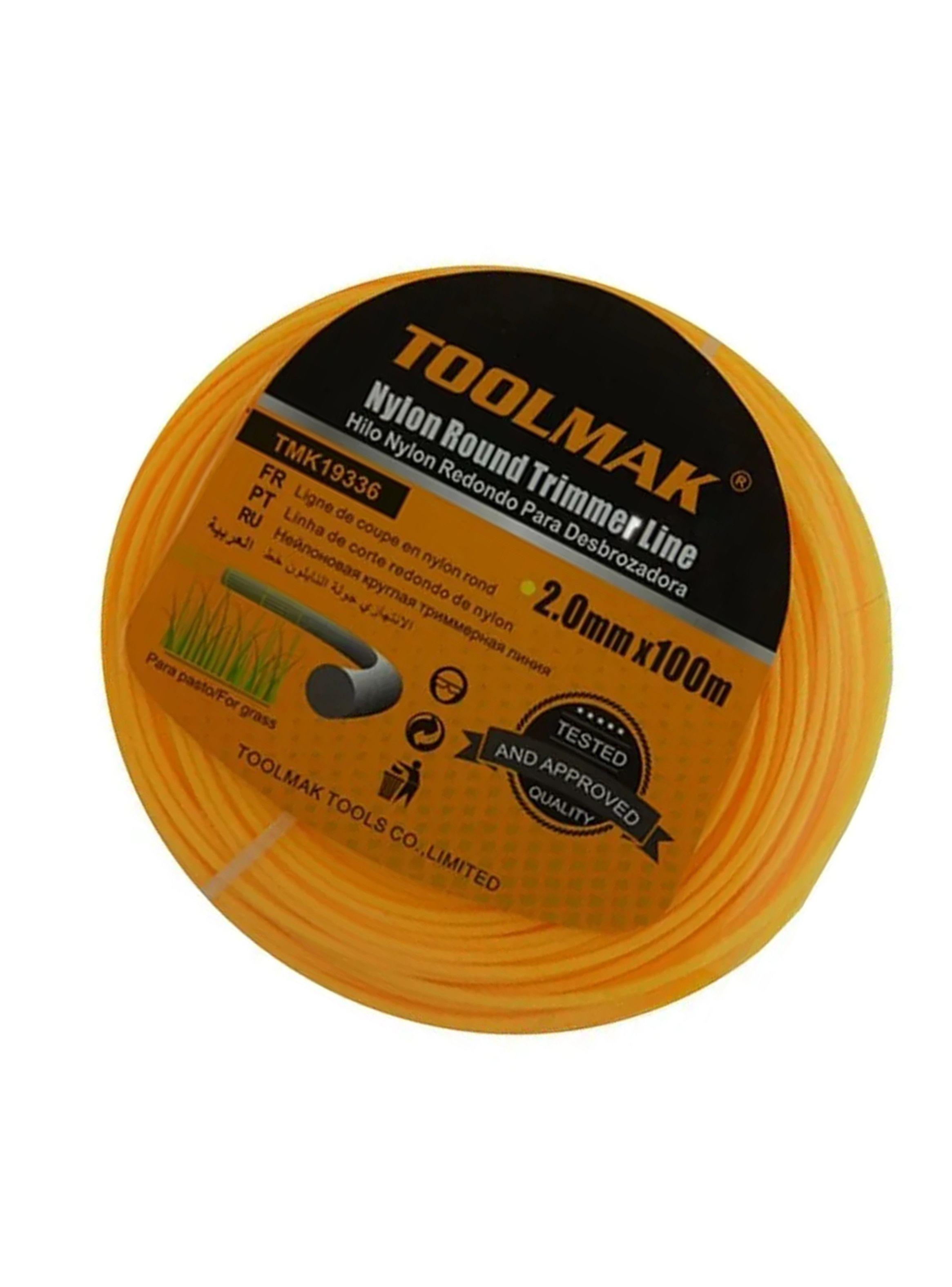 Hilo Nylon P/ Orilladora Pasto 2.0mm X 100 Mts Tmk-2