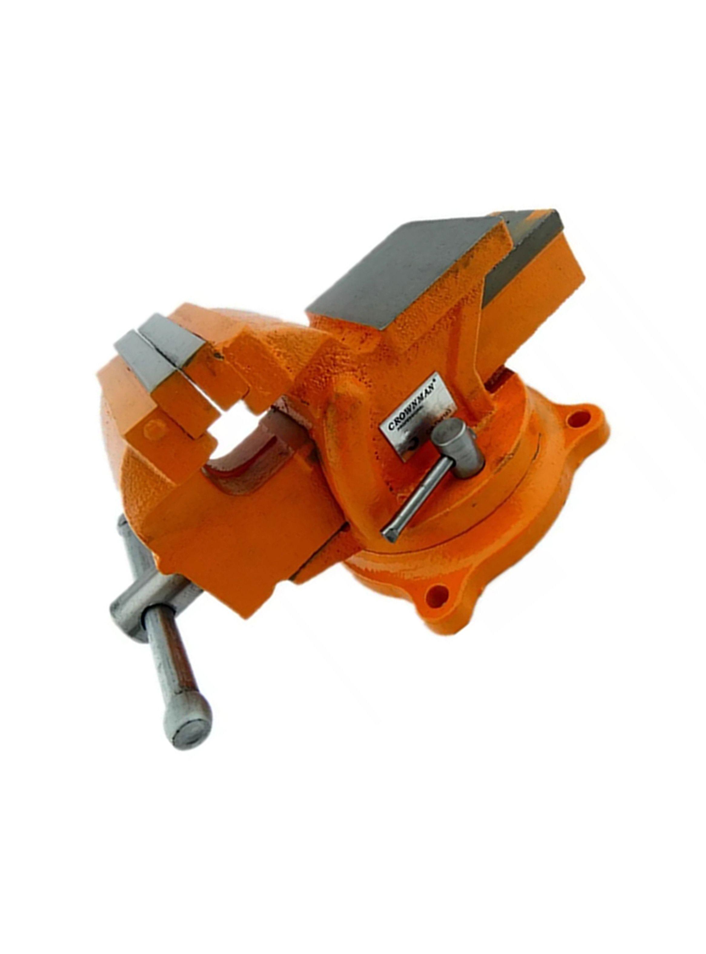 Tornillo De Banco Mecanico Base Giratoria 4 Pulgada Crownman-2