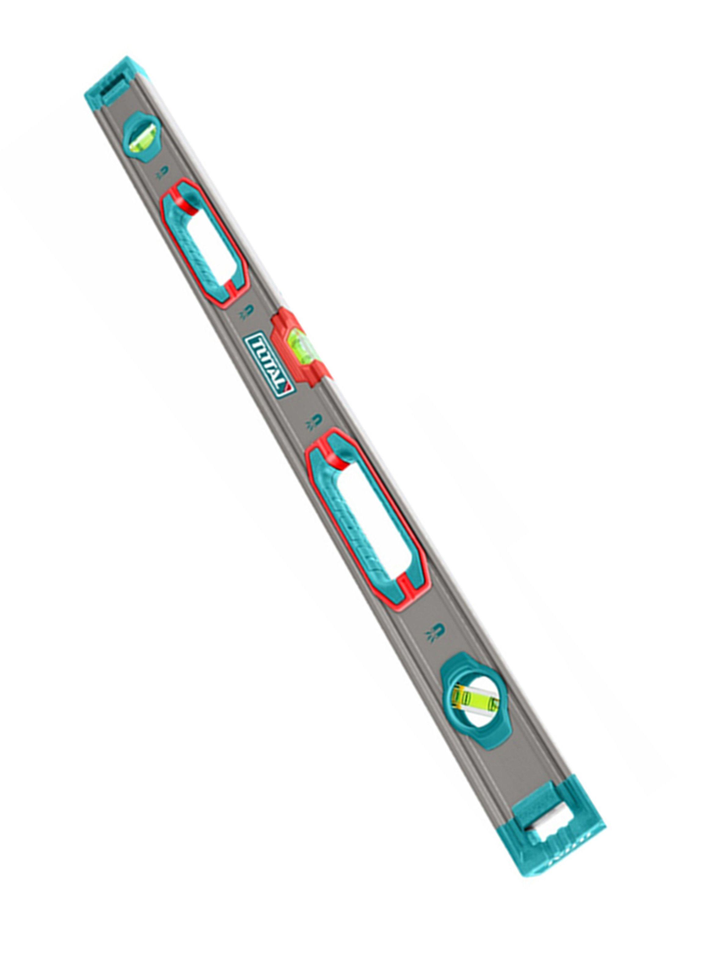 Nivel Aluminio Con Iman 3 Burbujas 150cm Total Tmt215028m-1
