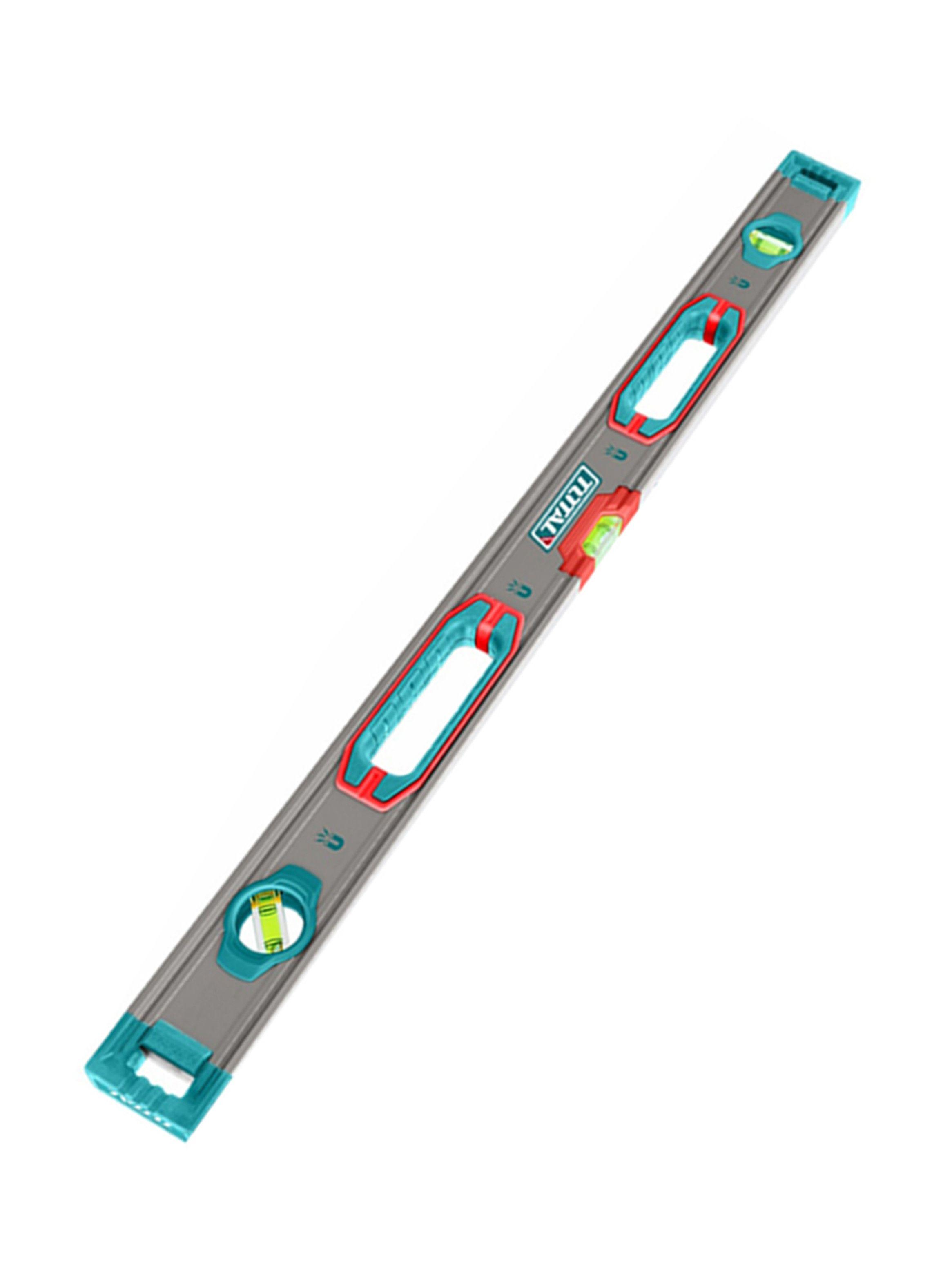 Nivel Aluminio Con Iman 3 Burbujas 150cm Total Tmt215028m-2