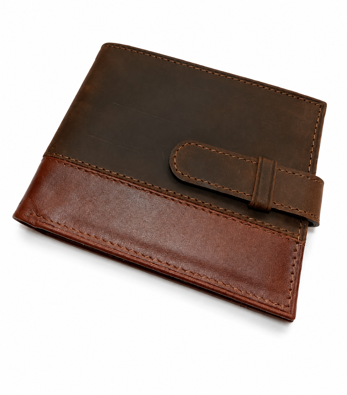 Billetera Cuero C/ Pasador Vendome Elite Premium Francesa Atelier-0