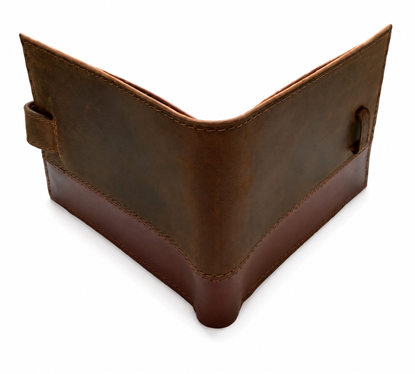 Billetera Cuero C/ Pasador Vendome Elite Premium Francesa Atelier-2