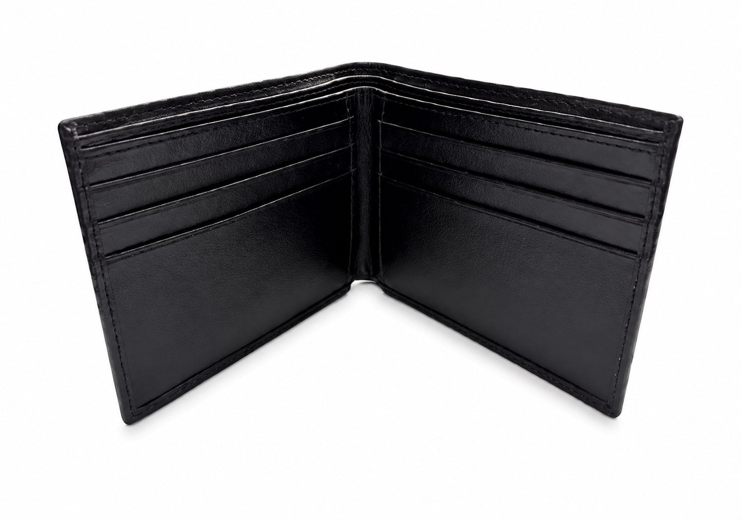 Billetera Cuero Hombre Élysée Noir SILVER B2-1