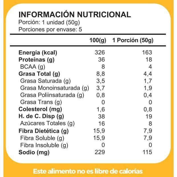 Barra proteína aislada Chocolate Crunch 5un-2