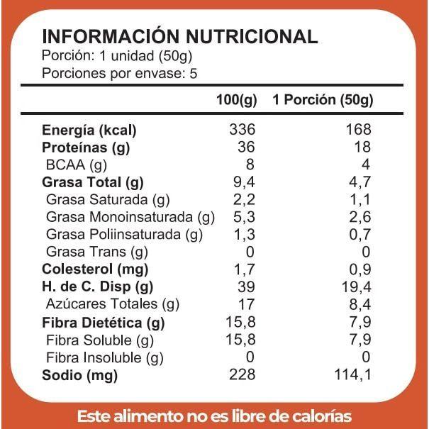 Barra proteína aislada Chocolate Avellana 5un-2