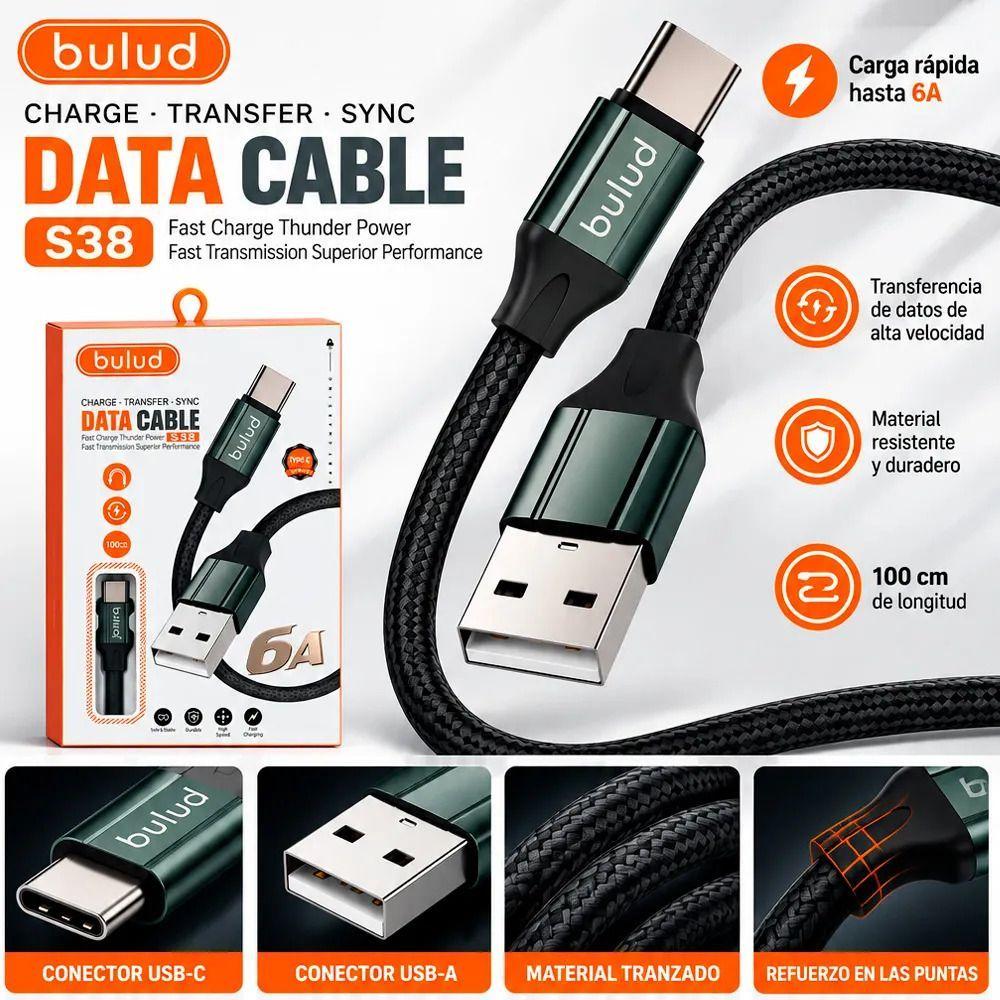 Cable Usb Tipo C A Tipo A 1 M Carga Rapida 60w Pack 2-6