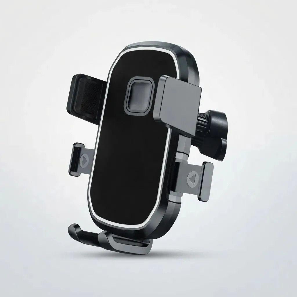 Soporte Celular Para Auto Rejilla Negro Ajustable Pack 2-3