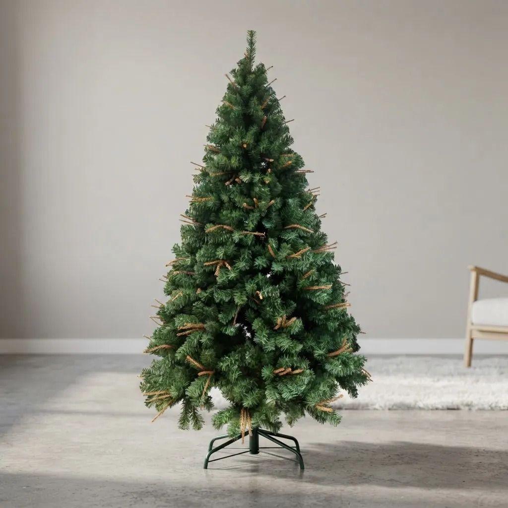 Arbol De Navidad Artificial 180 Cm Verde Frondoso-0