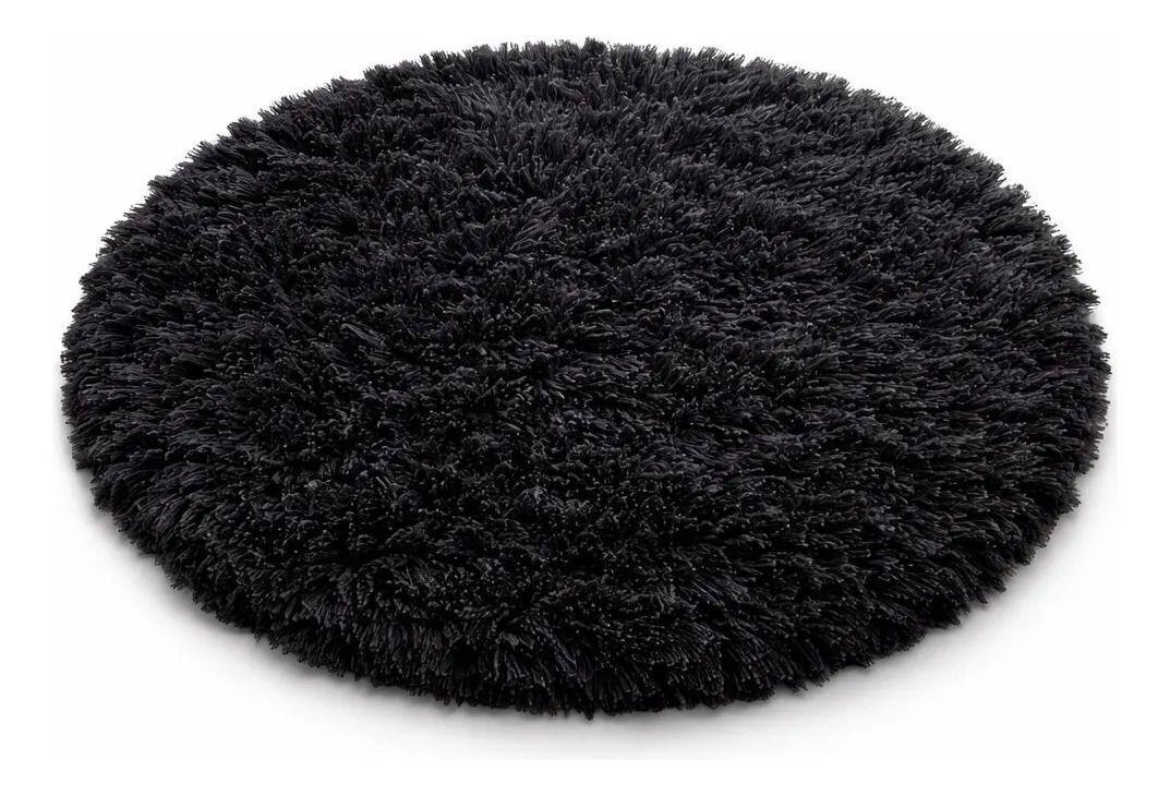 Alfombra Redonda Peluda 150 cm Pelo Largo Super Suave-0