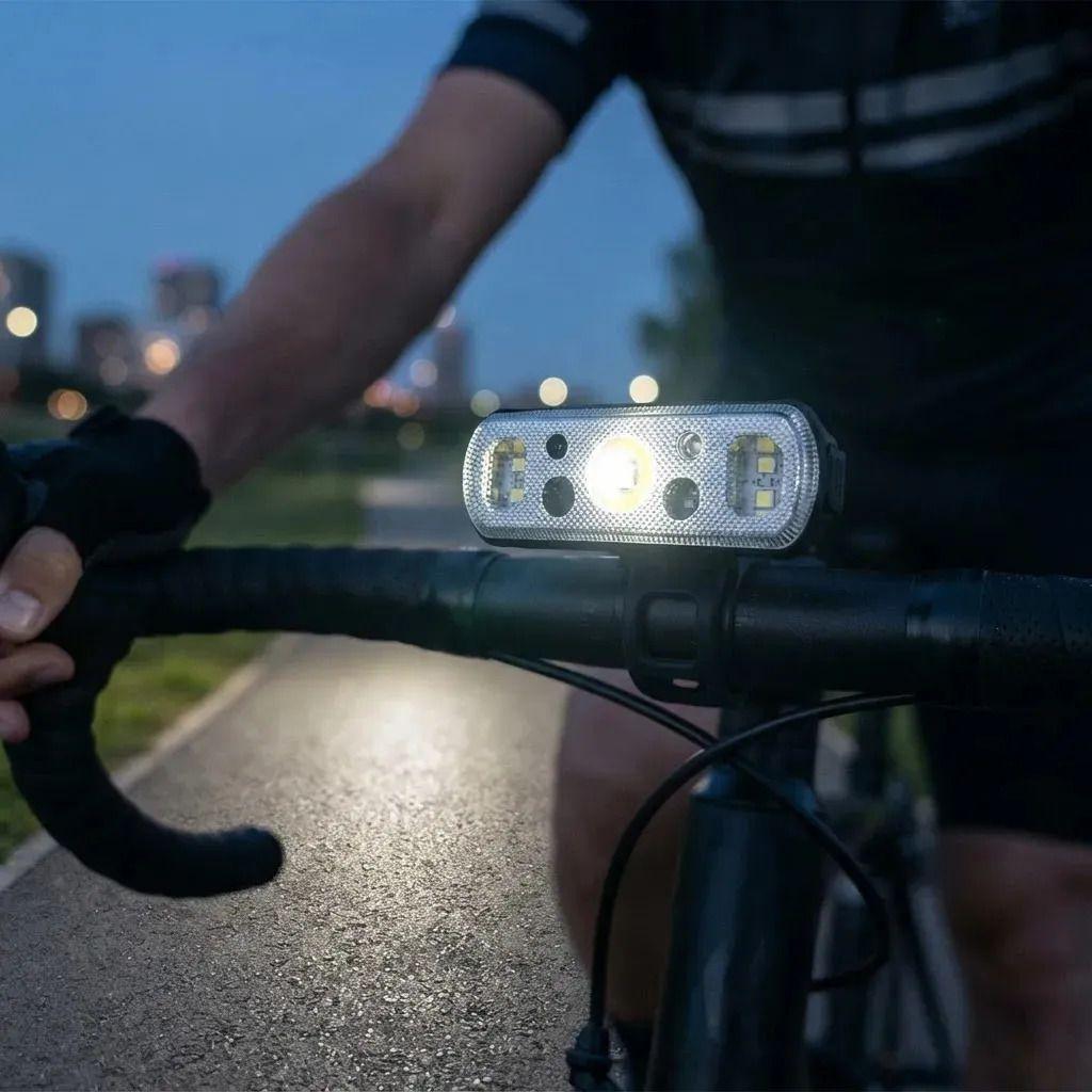 Luz Bicicleta Delantera Usb Recargable Impermeable-5