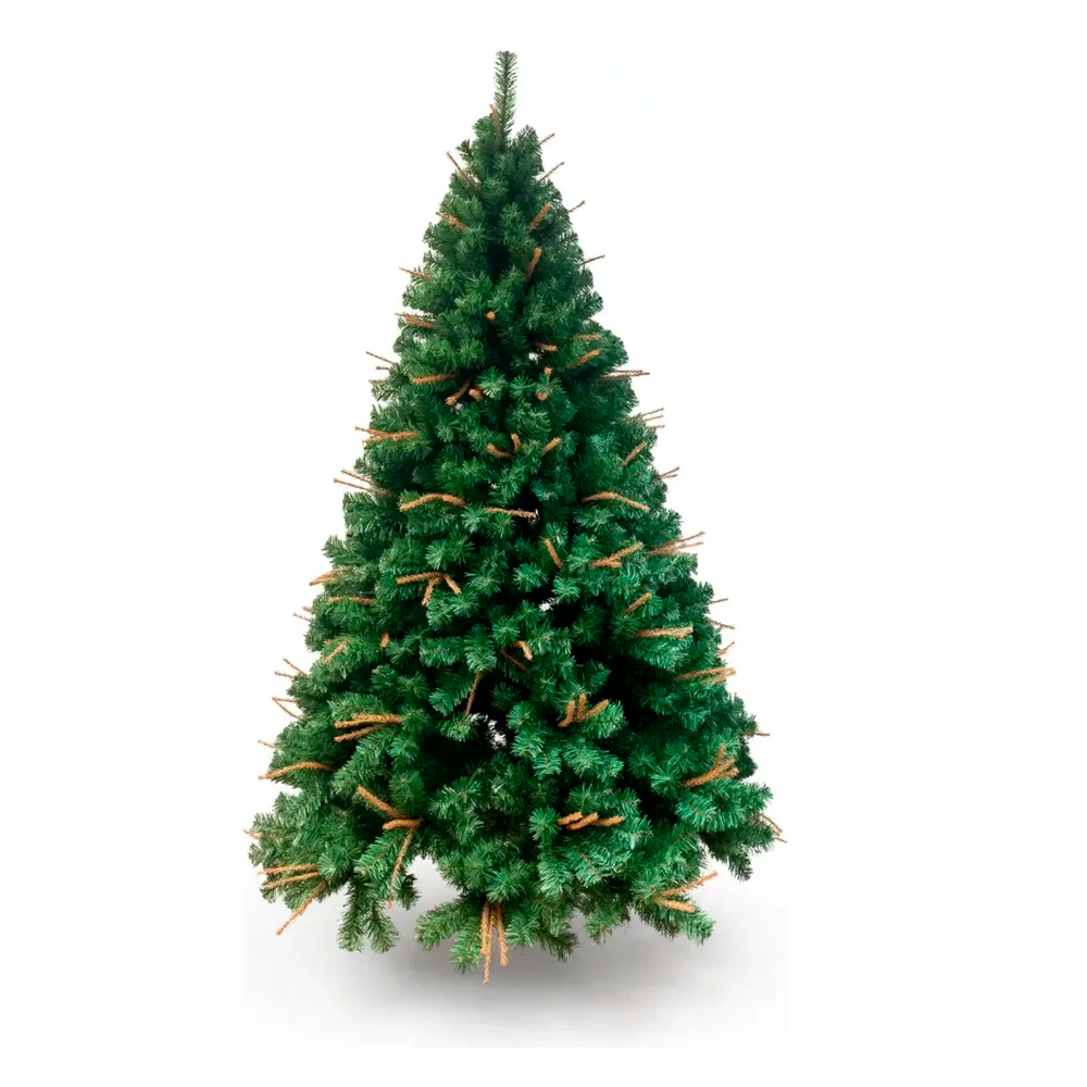 Arbol De Navidad Frondoso Tupido Conico 150cm Verde-0