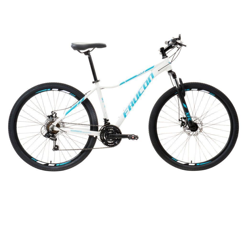 Bicicleta Faucon Mountain Bike Mujer Nilo Blanco/Celeste Aro 27.5 M-0