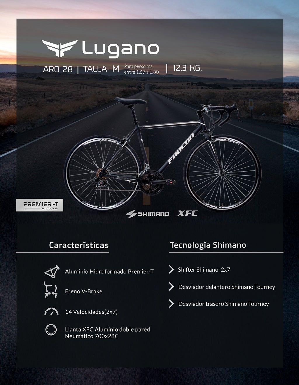 Bicicleta Ruta Lugano Aro 28 L-7