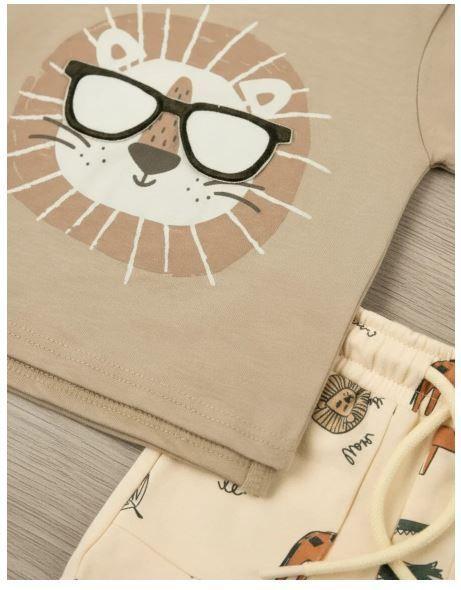 SHORT Y POLERA ALGODON NI O-1