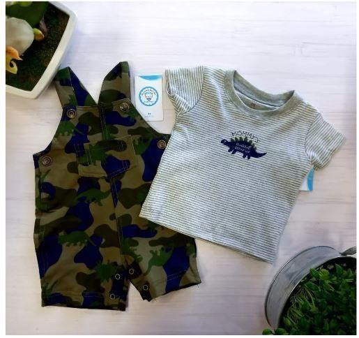 jardinera militar algodon bebe-1