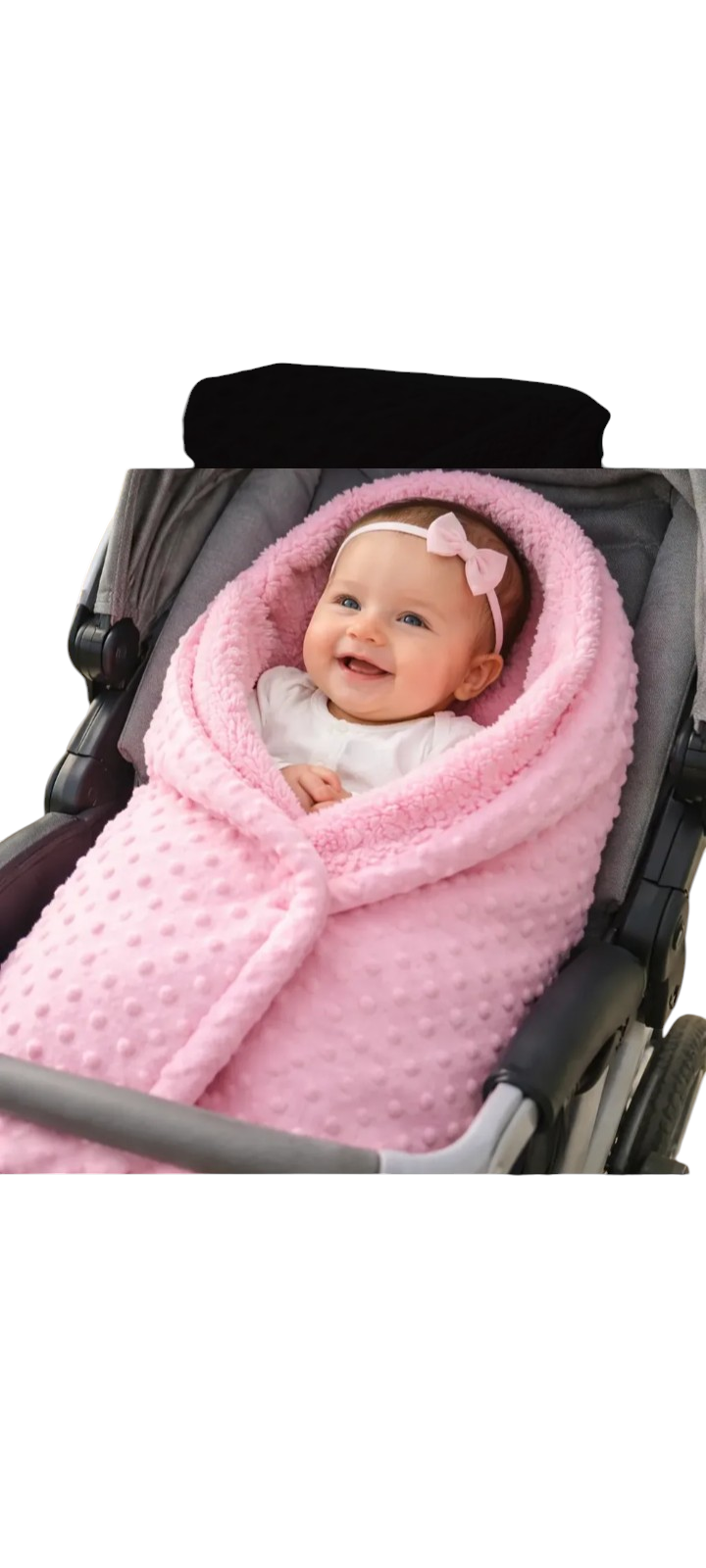 Manta Frazada Cobija Polar Para Beb s Frazada Suave CELESTE-1