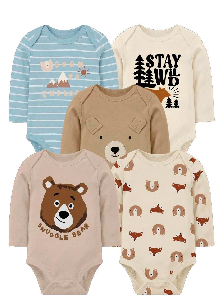 bodyes de algodon ni o pack 5 unidades-0