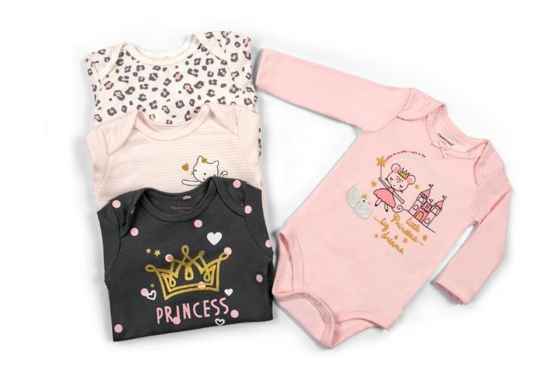 bodys manga LARGA  set 4 unidades 100% algodon-1