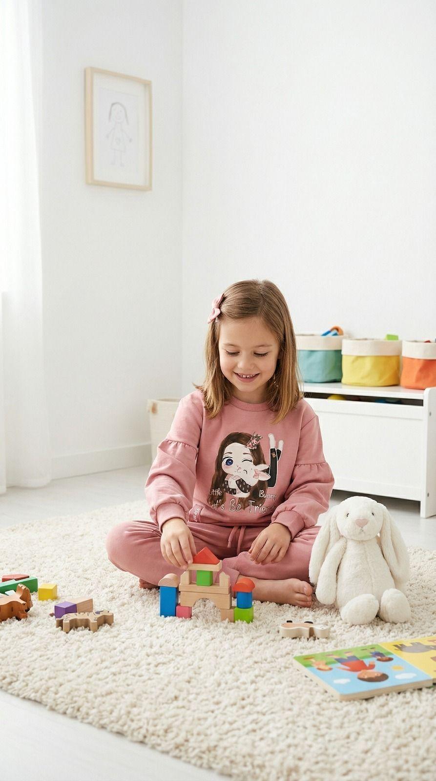 BUZO ALGODON FORRADO 2 PIEZAS CONEJITO-2