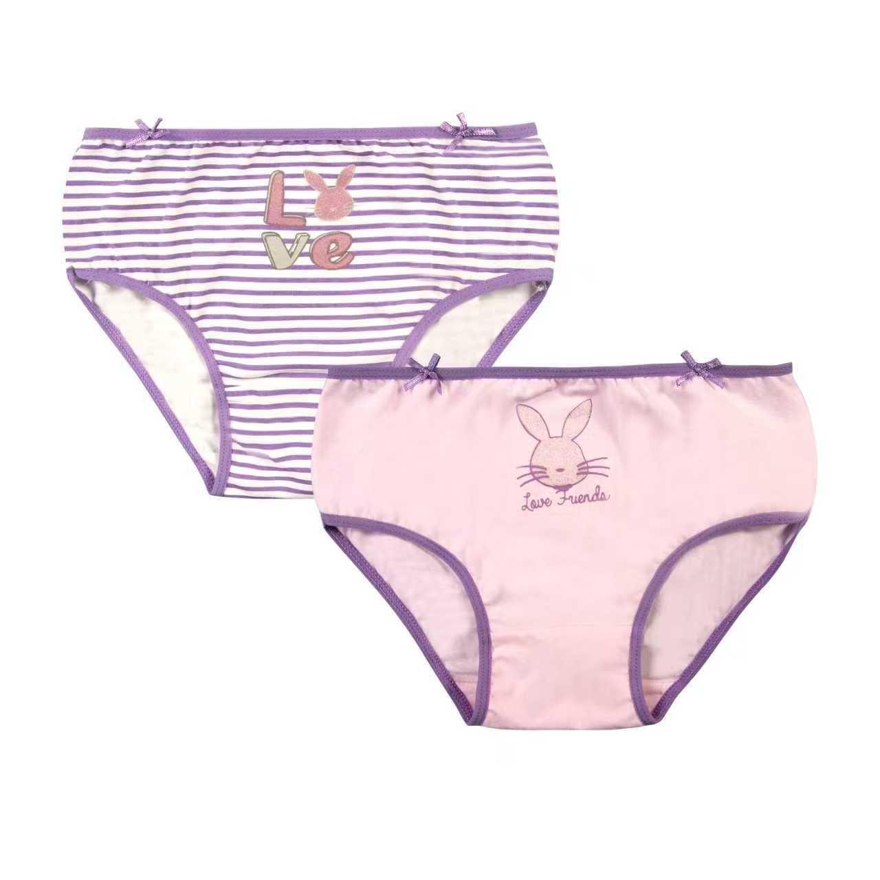 ROPA INTERIOR NIÑA ALGODON PACK 2 UNIDADES-0