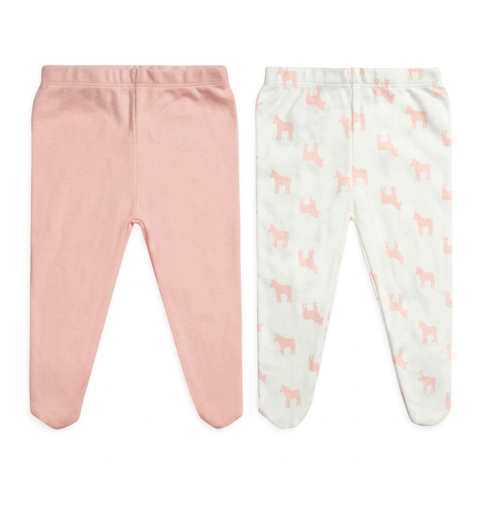 PANTYS ALGODON BEBE PACK 2 UNIDADES-0