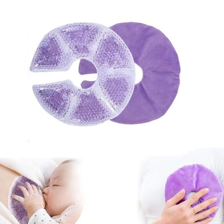 Pack 2 Almohadillas De Gel Para Lactancia Frio Calor-1