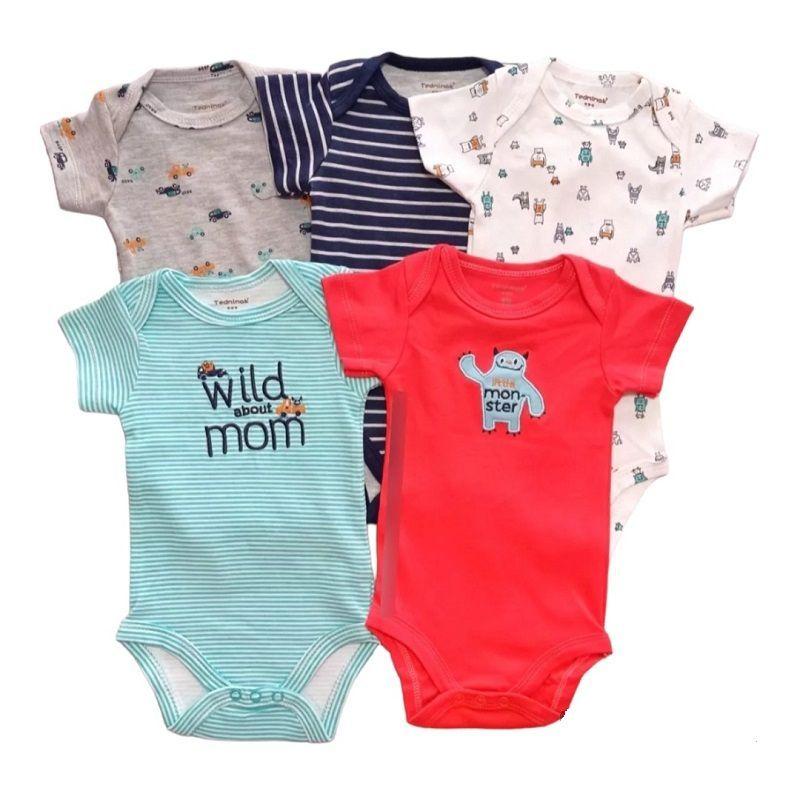 bodys manga corta niño set 5 unidades-0