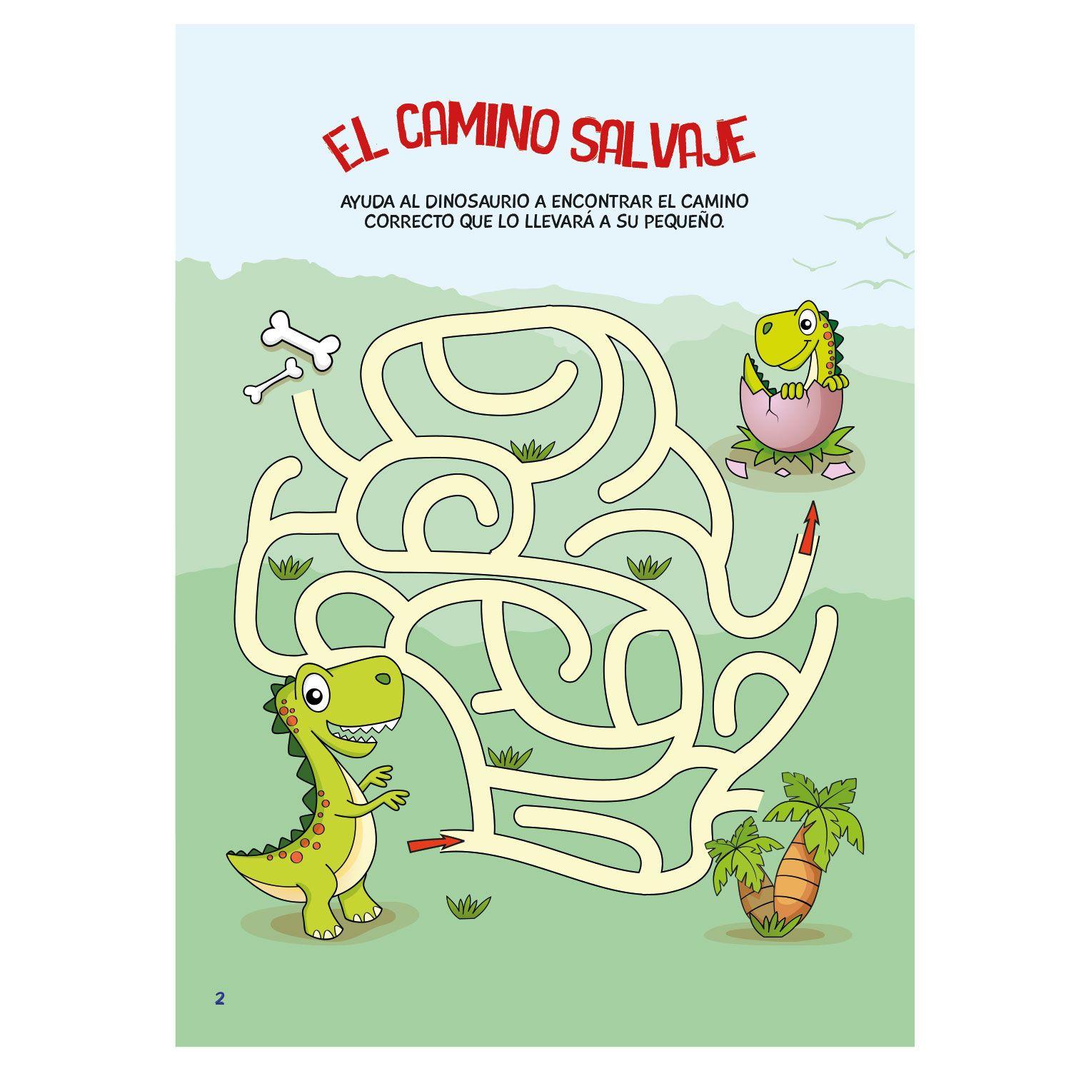 Libro 500 Stickers De Dinosaurios Editorial Guadal-2