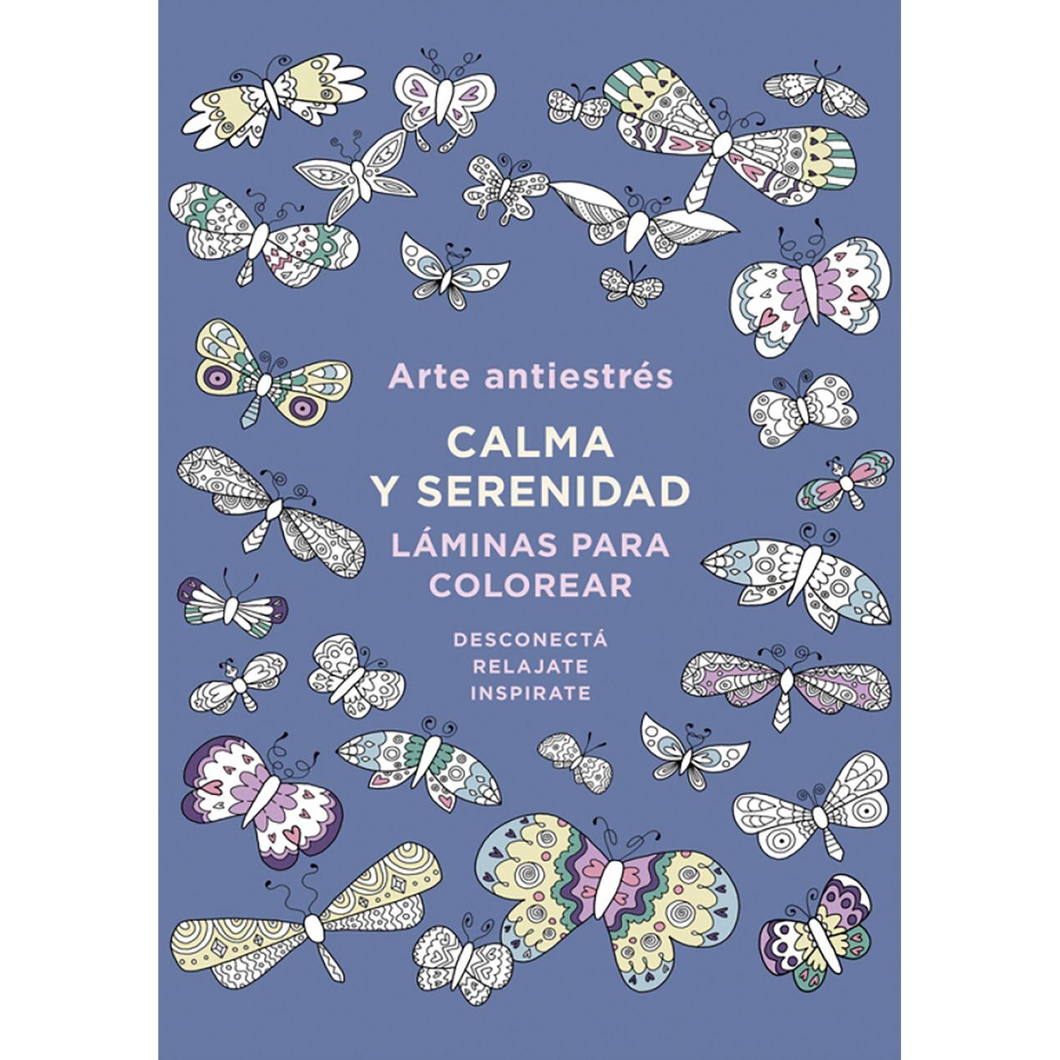 Libro Arte Antiestrés: Calma Y Serenidad. Láminas Para Colorear-0
