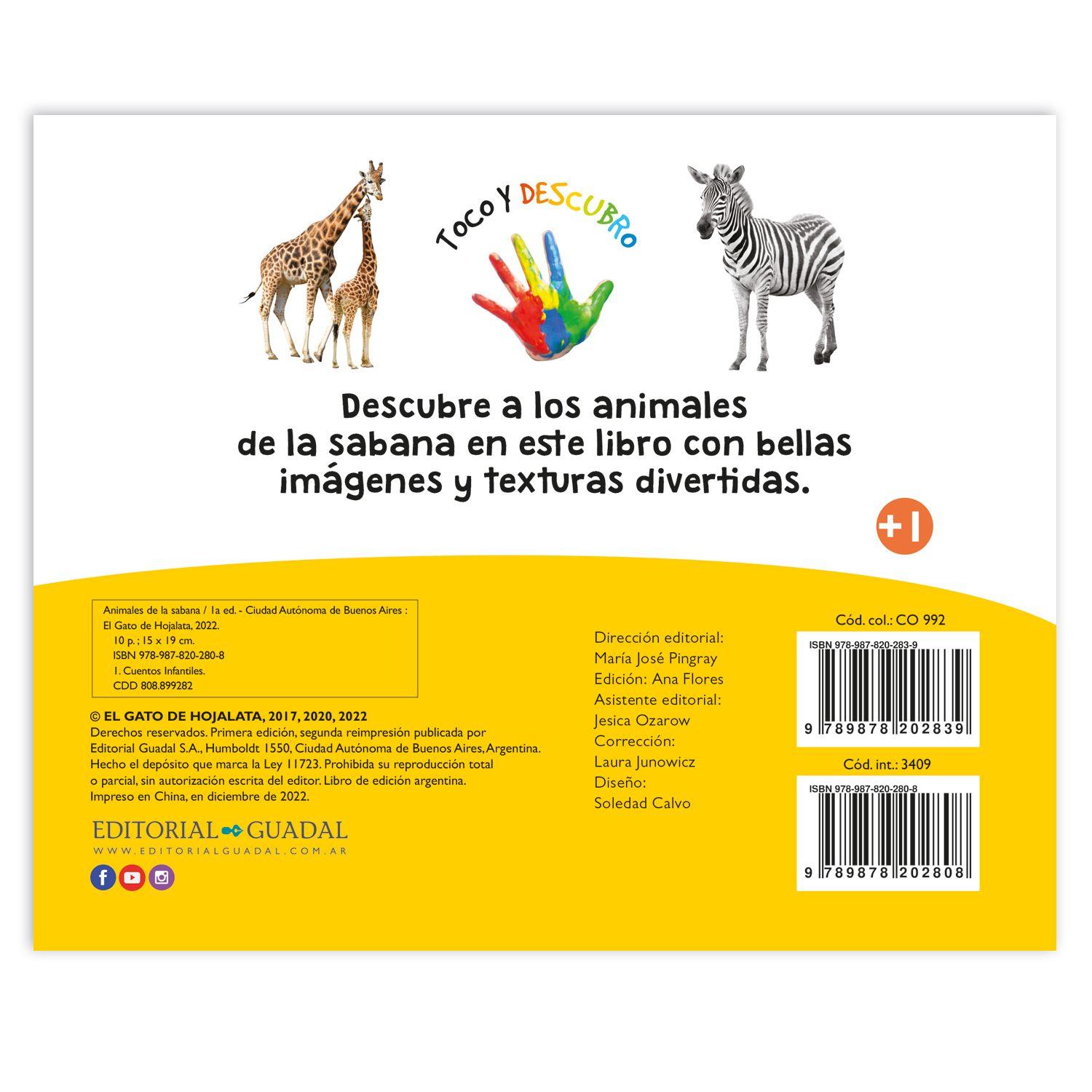 LIBRO Animales de la sabana-2