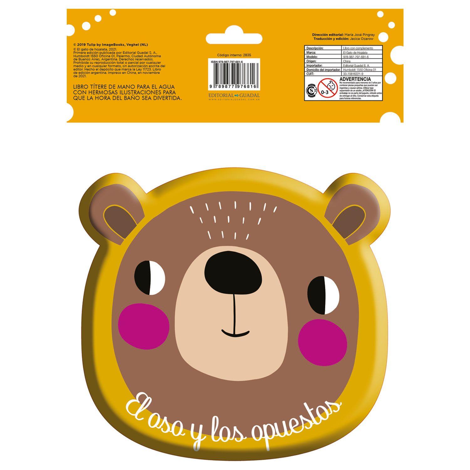 Libro ¡A Bañarse! - El Oso Y Los Opuestos-1