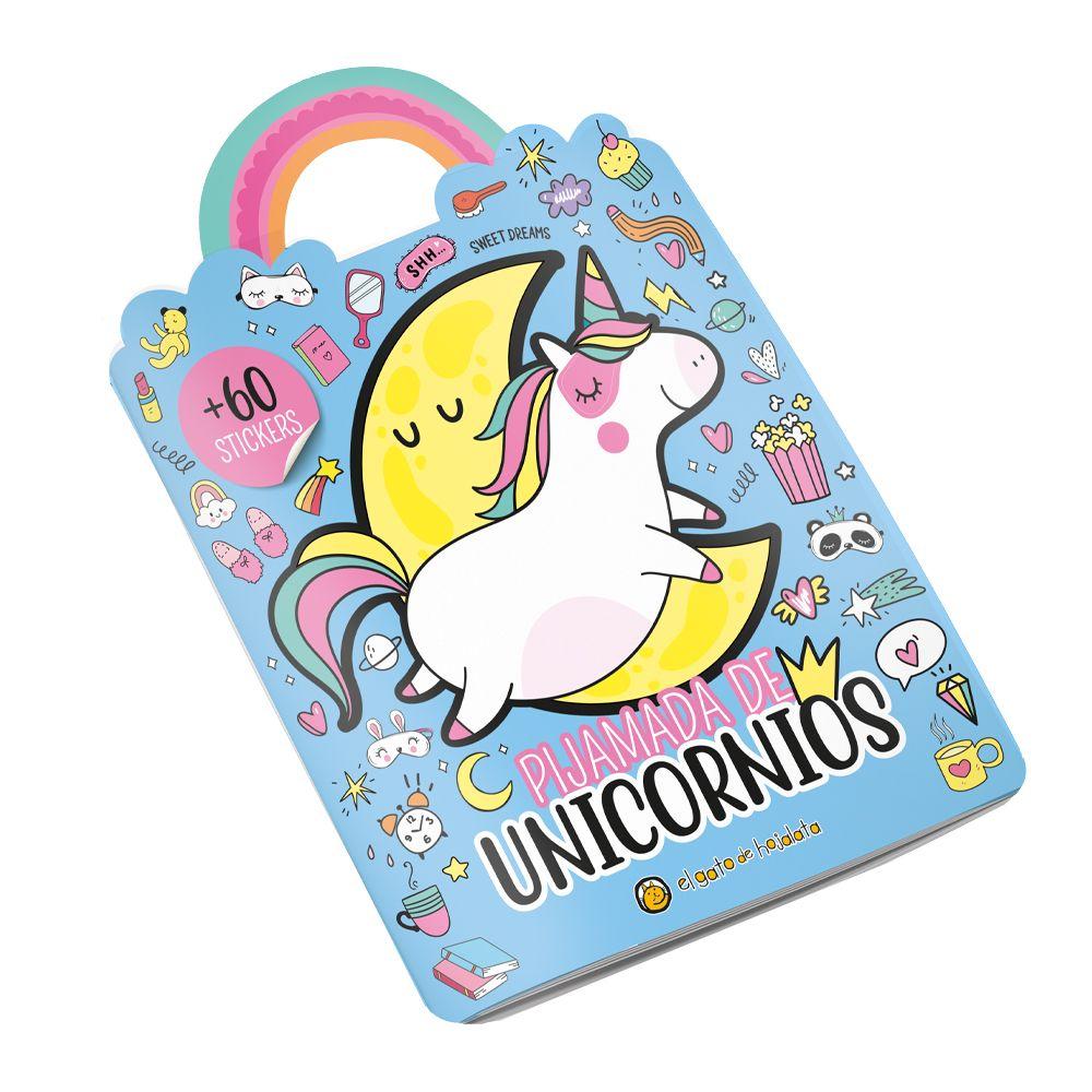 Libro Stickers - Pijamada De Unicornio 2-3