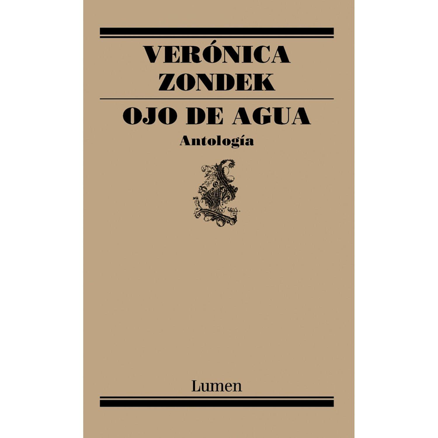 LIBRO Ojo de agua Verónica Zondek-0