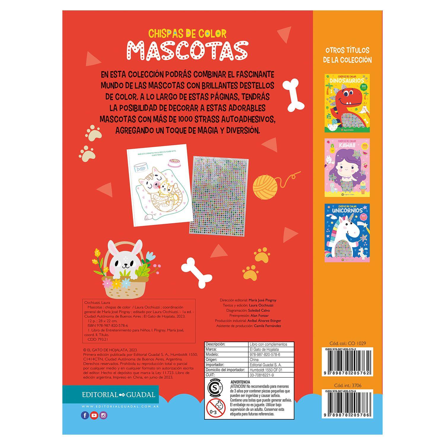 LIBRO Chispas De Color: Mascotas-2