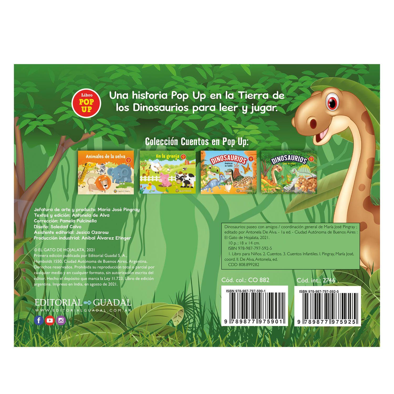 LIBRO Dinosaurios. Paseo De Amigos - Pop Up-2