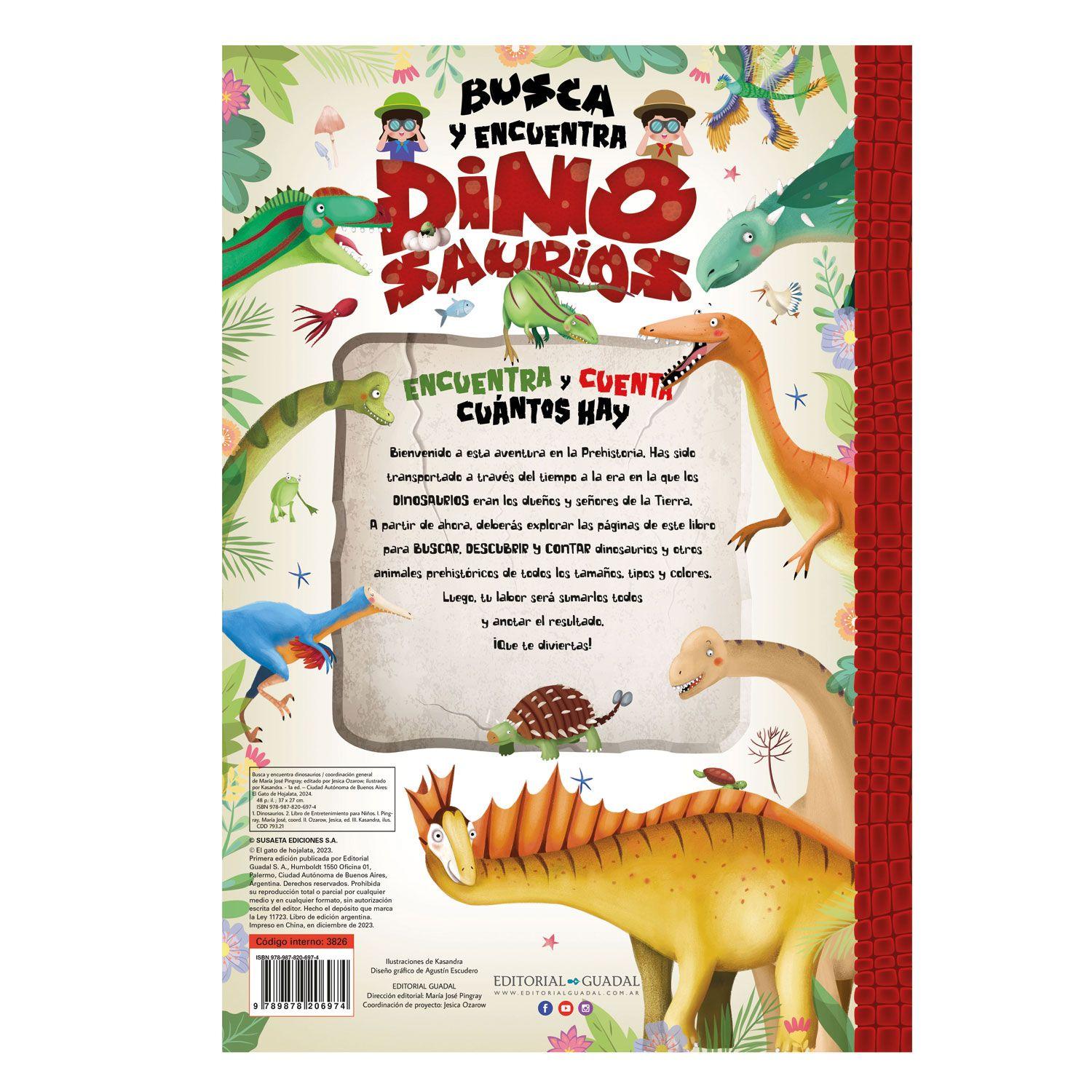 Libro Dinosaurios Editorial Guadal-1