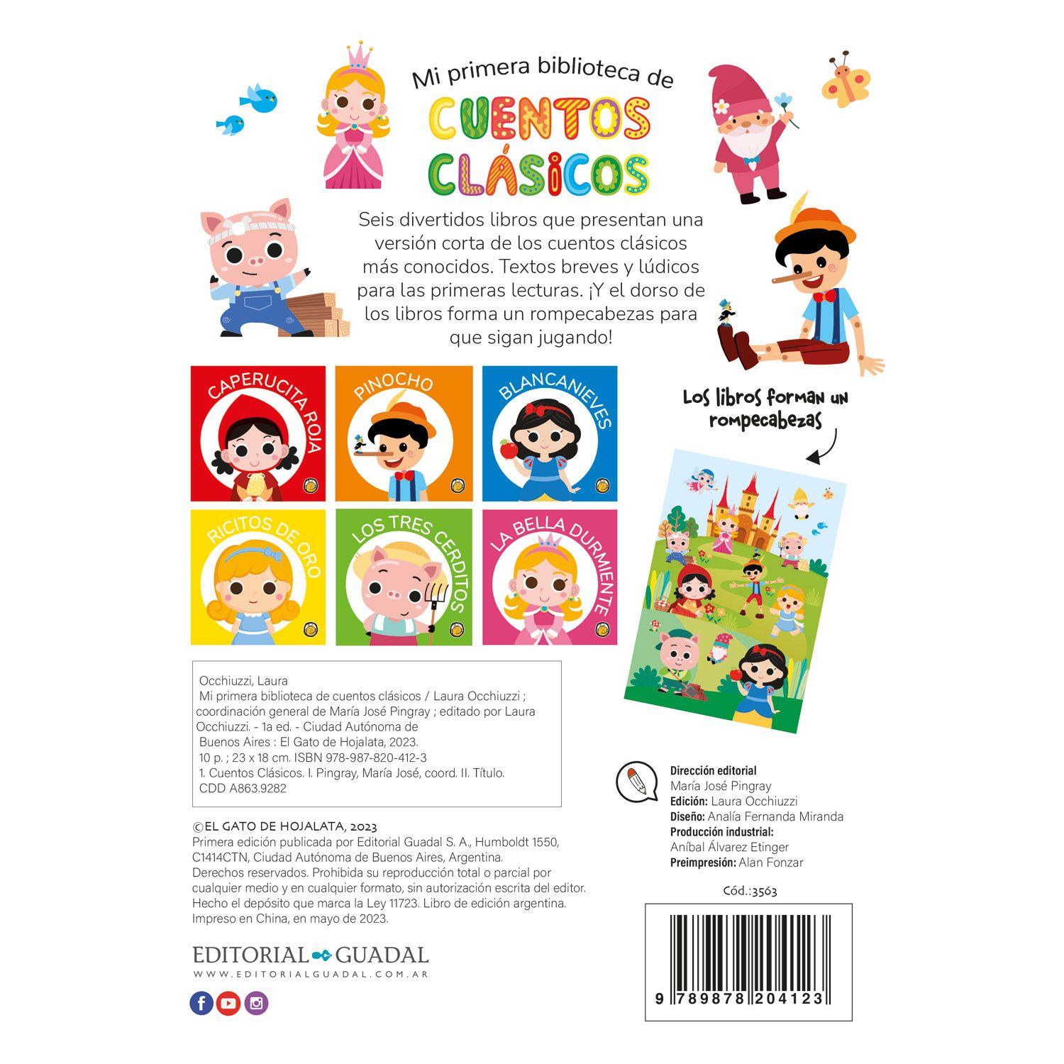 LIBRO Mi Primera Biblioteca Cuentos Clásicos-2