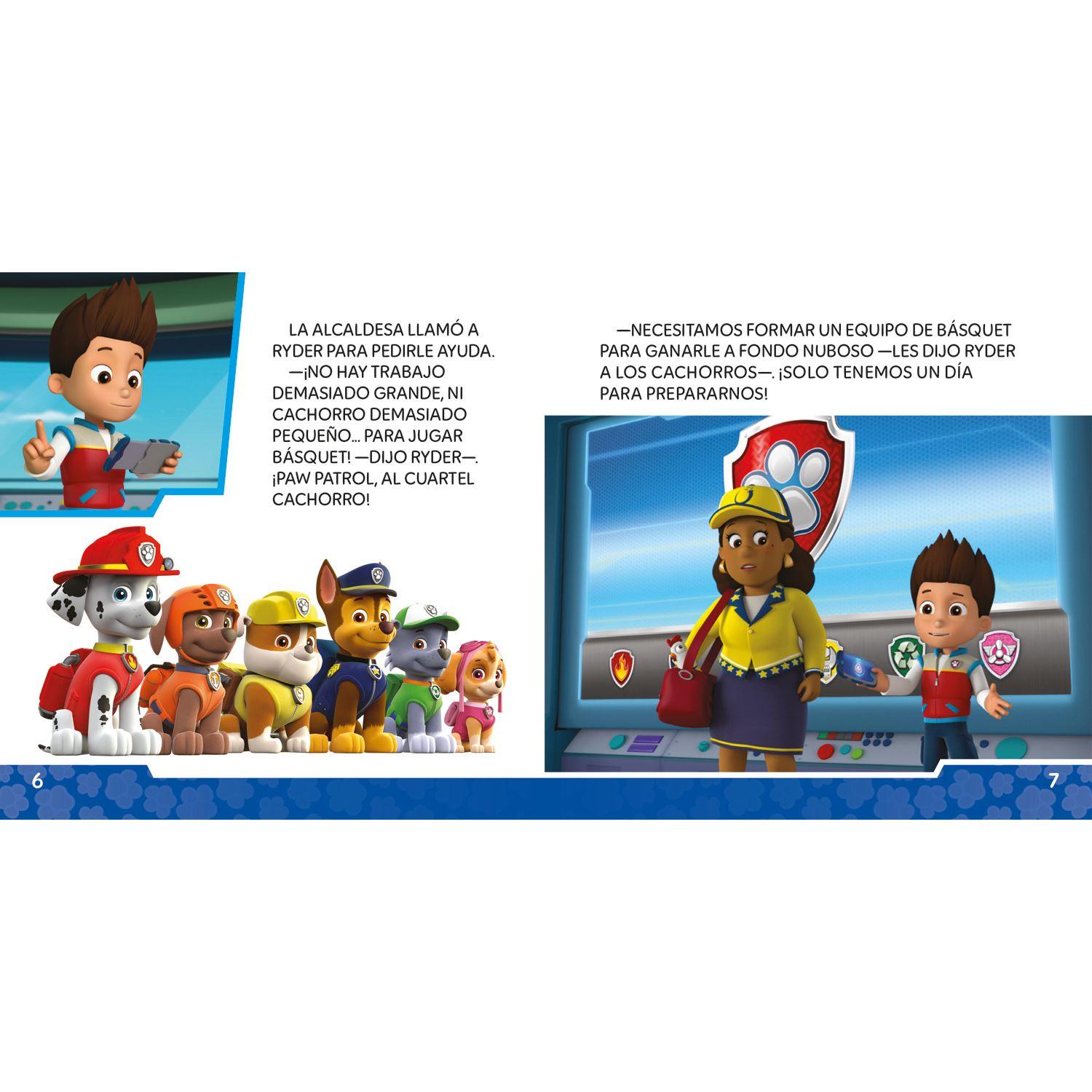 Libro El Juego De Básquet / Paw Patrol (Nickelodeon) 5 *Leo Y Juego (Licencias)*-3