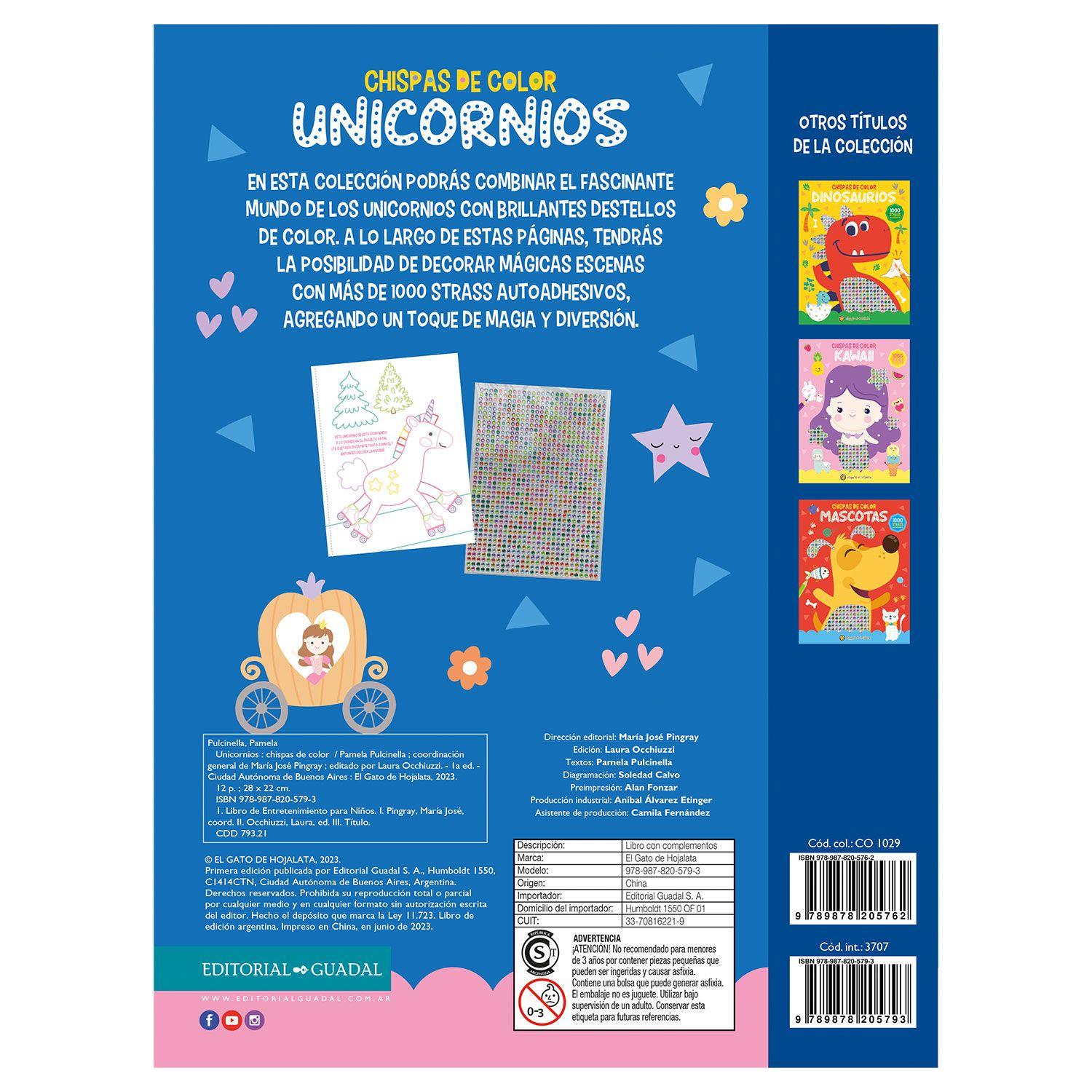 LIBRO Chispas De Color: Unicornios-2