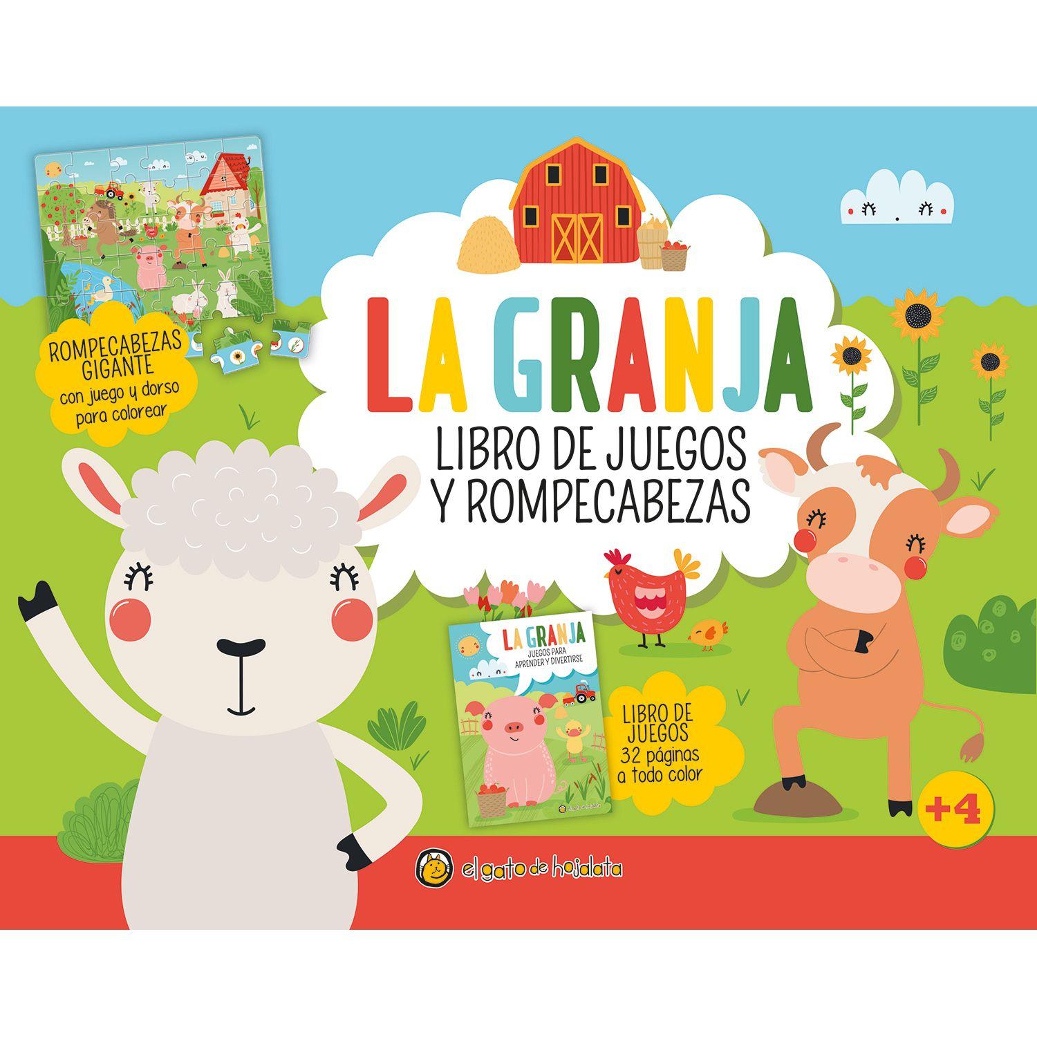 Libro Libro De Juegos Y Rompecabezas - La Granja-0