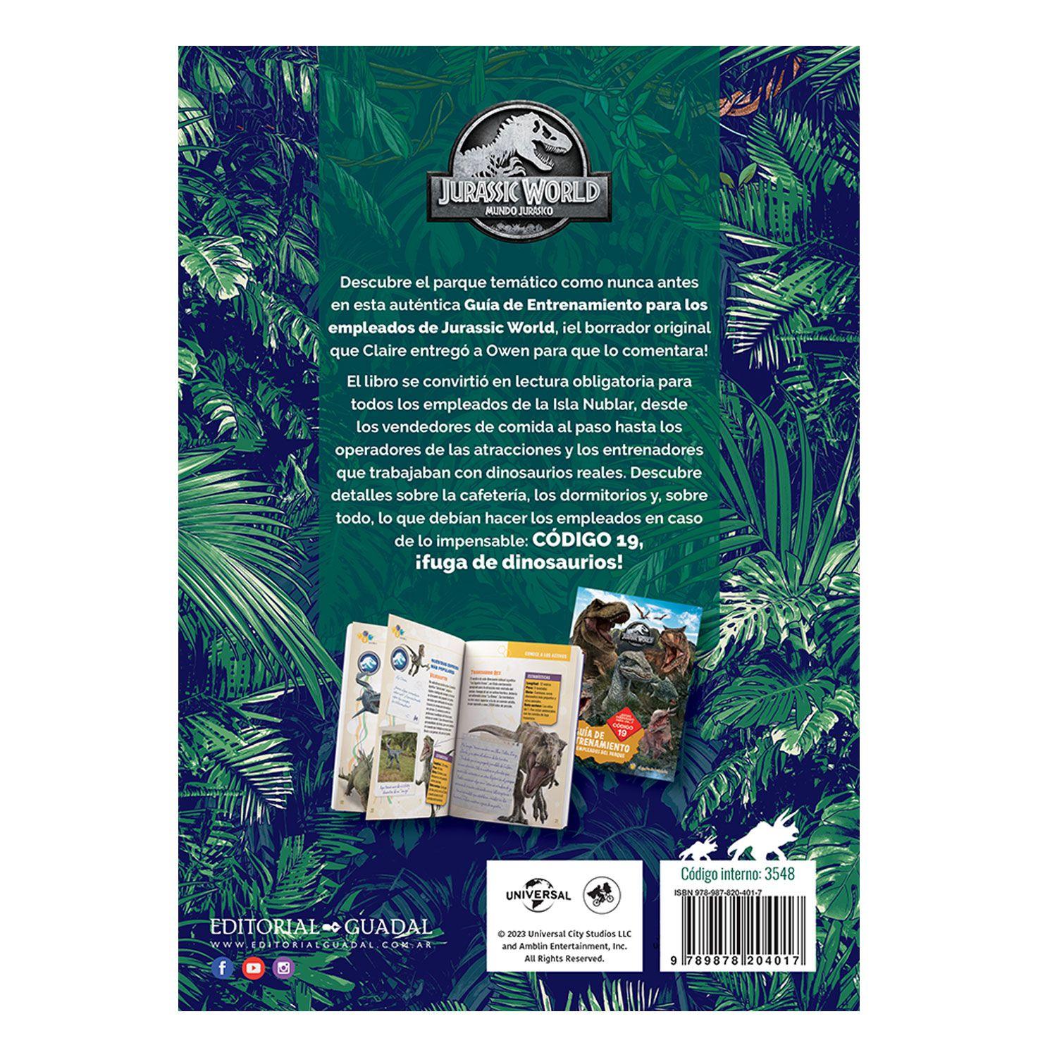 Libro Jurassic World-Guia De Entrenamiento-2