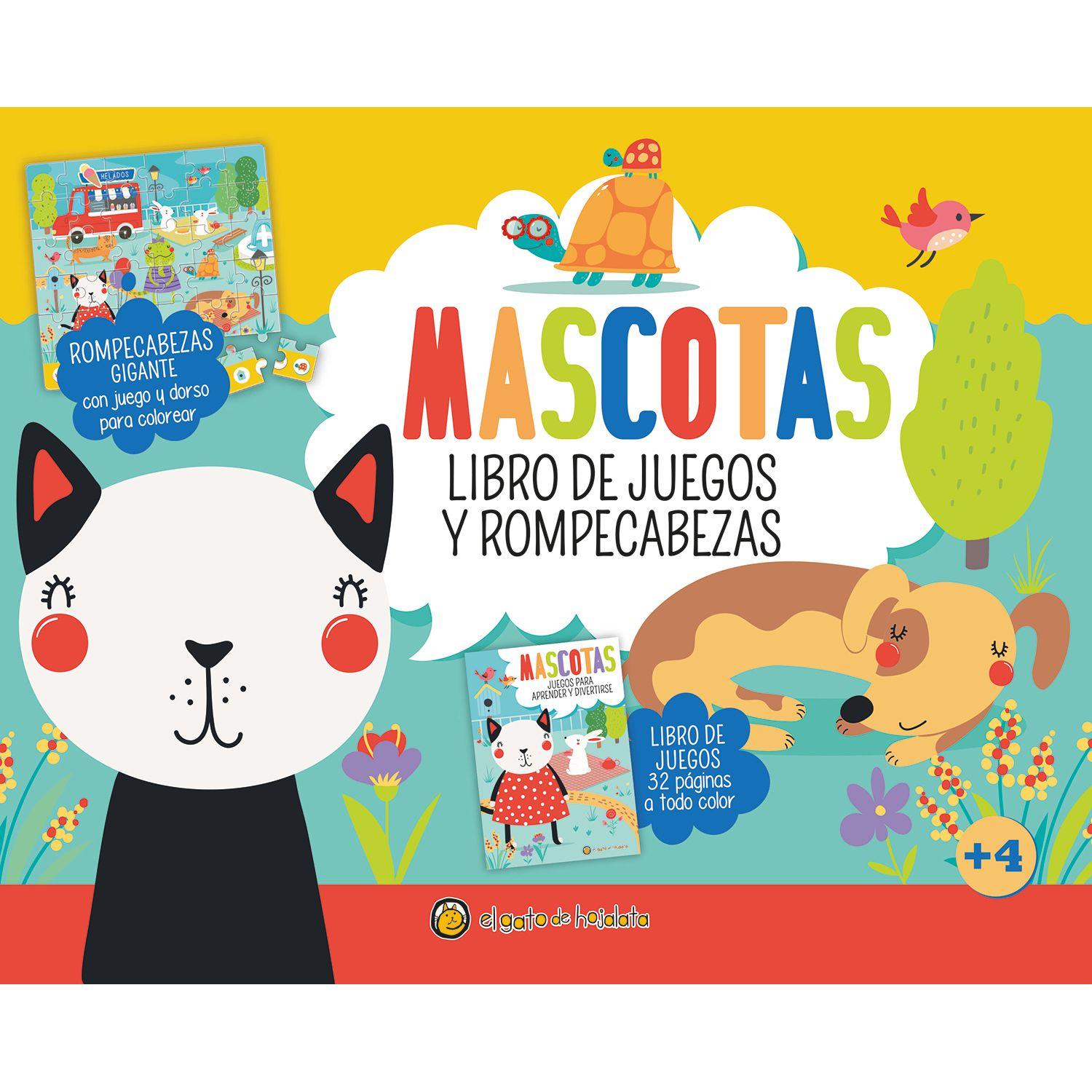 LIBRO Libro De Juegos Y Rompecabezas - Mascota-0