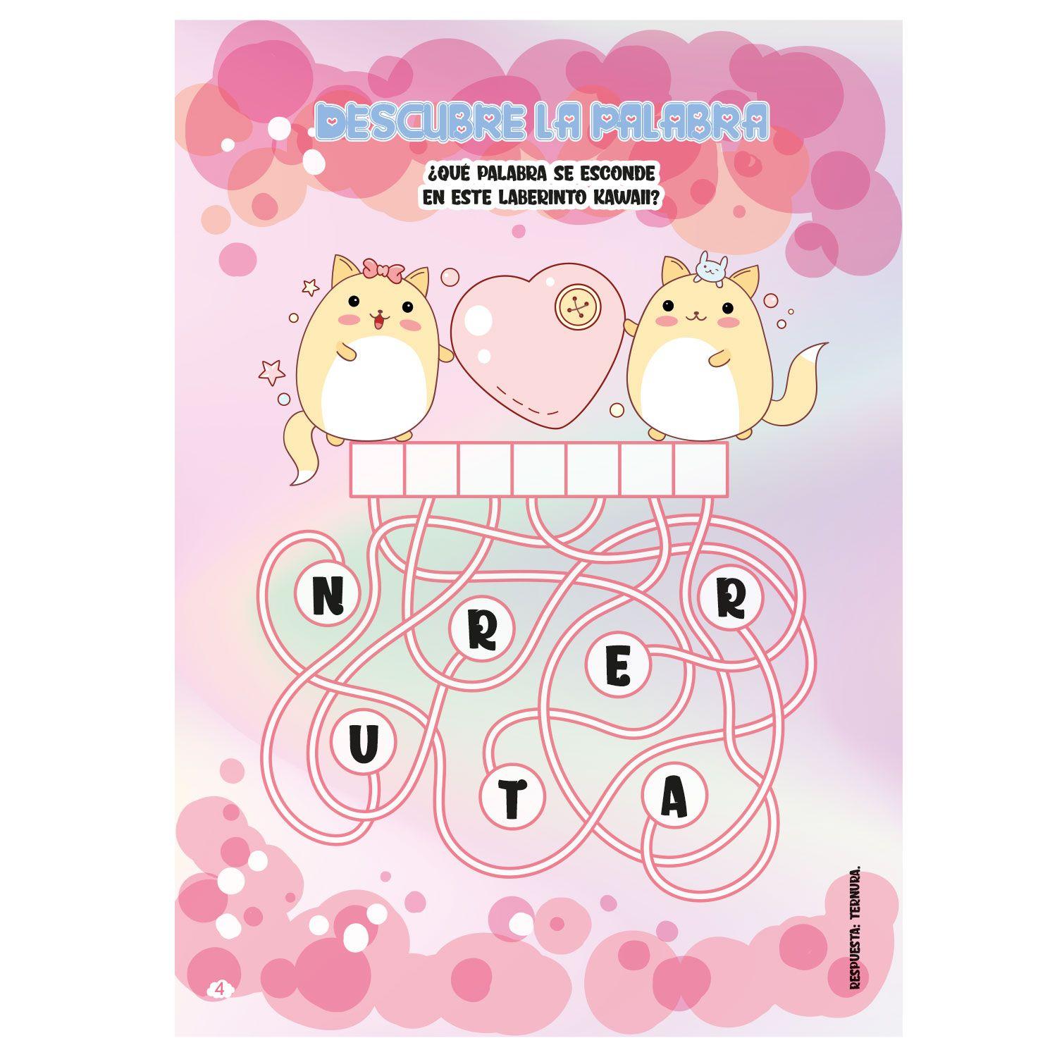 Libro 500 Stickers Kawaii Editorial Guadal-2