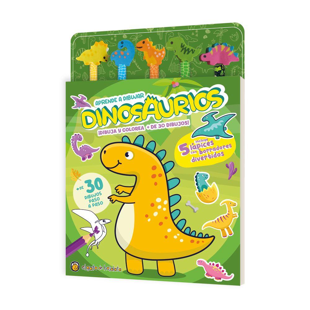 Libro Aprende A Dibujar - Dinosaurios-2