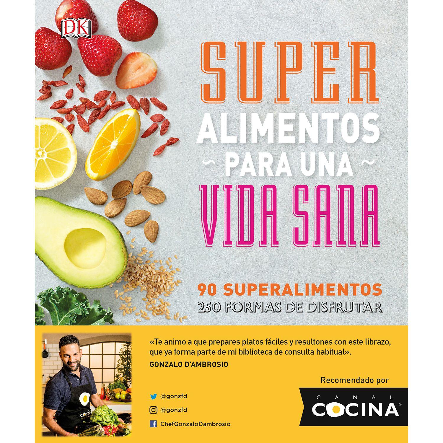 LIBRO Súper Alimentos Para Una Vida Sana-0