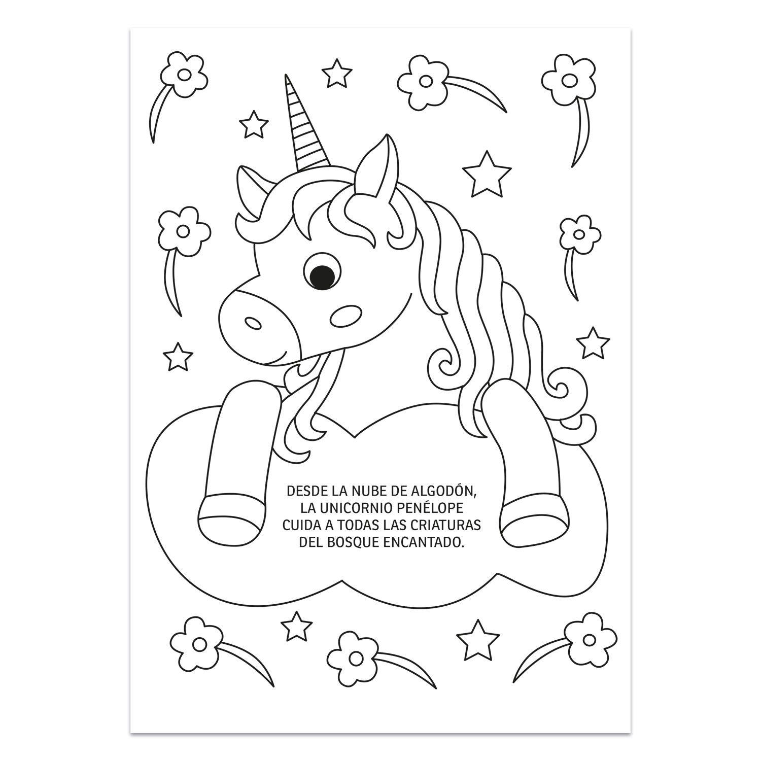 Libro Unicornios-Colores Y Stickers-2
